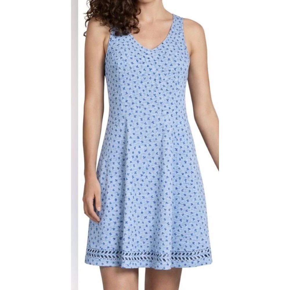 Toad Co Dress Womens XS Sunkissed Granola Girl Laser Cutout Trim Outdoors g
